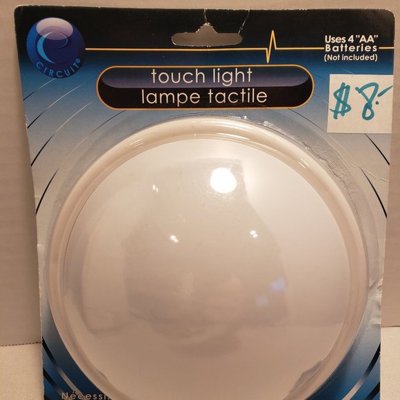 TOUCH LIGHT BATTERY POWERED by CIRCUIT - CLOSET, ATTIC, SHED, CAMPING, MOTORHOME - Picture 2 of 5